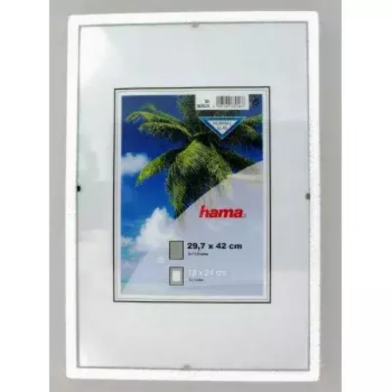 Hama Clip-Fix 29.7 x 42 cm permatomas stiklinis rėmelis