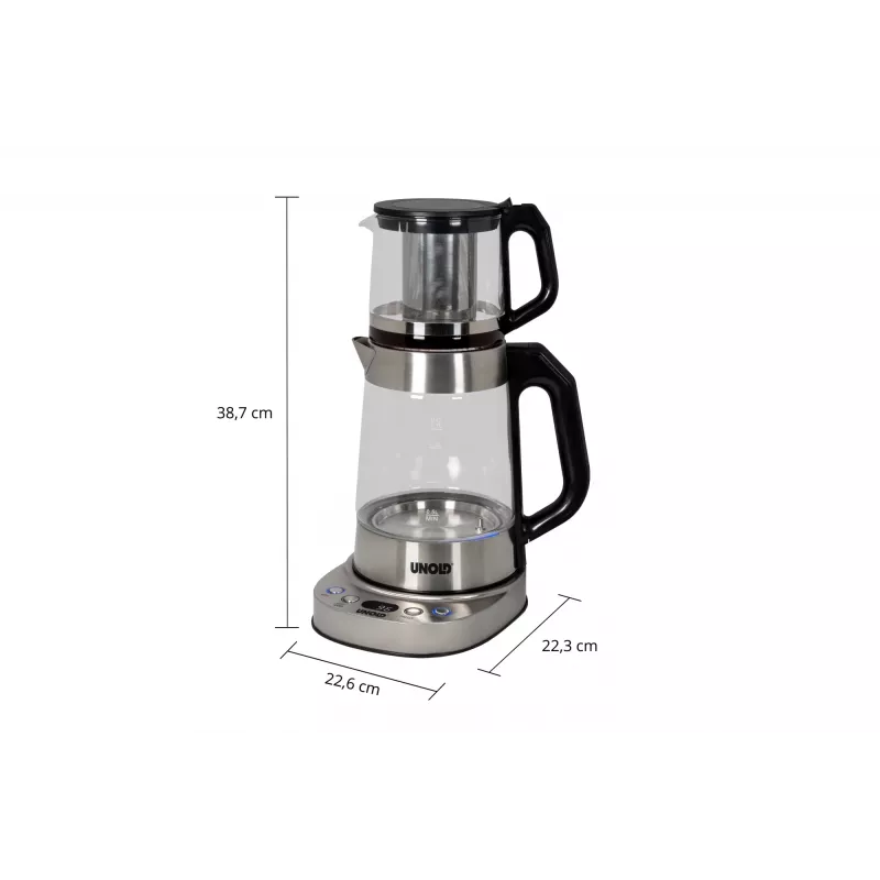 Unold 18215 Samowar Selin elektrinis virdulys 1,7 L 1800 W Nerūdijantis plienas