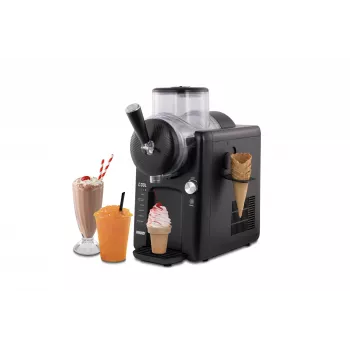 Unold 2in1 Slush ir Minkštųjų Ledų Mašina Sofie 48956, 1400 L, 150 W, Juoda