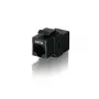 Equip Cat.6 neekranuotas Keystone tiesinis jungiklis, juodas, auksuotas, 15 mm, 33 mm, 20 mm, 75 g