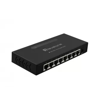 LevelOne 8 prievadų Gigabit tinklo jungiklis, nevaldomas, Gigabit Ethernet (10/100/1000), montuojamas ant sienos