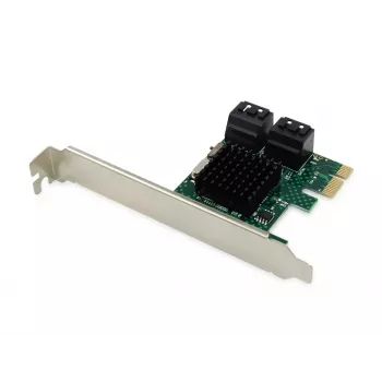 Conceptronic EMRICK 4 prievadų SATA PCIe adapteris su SATA laidu
