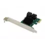 Conceptronic EMRICK 4 prievadų SATA PCIe adapteris su SATA laidu