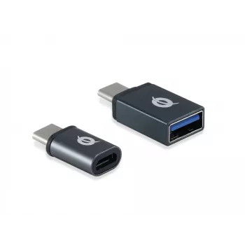 Conceptronic DONN04G USB-C į USB A/MicroB OTG adapterių rinkinys 2 vnt., 10Gbps (C-A), 480Mbps (C-MicroUSB)