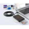 Conceptronic BIAN11B Dviejų sąsajų išmaniųjų kortelių skaitytuvas, USB 2.0, NFC, 1 m, juodas, 100 g