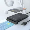 Conceptronic BIAN11B Dviejų sąsajų išmaniųjų kortelių skaitytuvas, USB 2.0, NFC, 1 m, juodas, 100 g