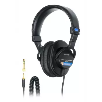 Sony MDR7506 ausinės laidinės uždaros profesionalioms studijoms juodos