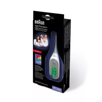 Braun PRT2000 skaitmeninis kūno termometras kontaktinis, mėlynas, baltas
