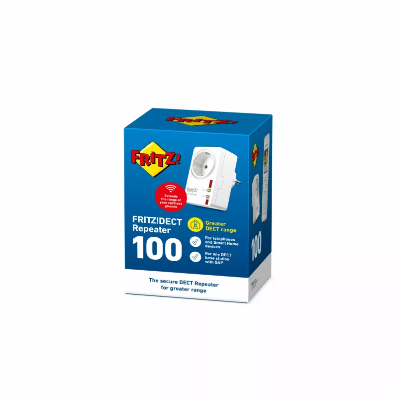 FRITZ!DECT Repeater 100 Edition International – DECT kartotuvas