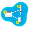 Wi-Fi 6 stiprintuvas AVM FRITZ!Repeater 6000 Edition International — triju juostų 6000 Mbps, 2x LAN, baltas