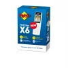 DECT belaidis ragelis FRITZ X6 baltas International – garsiakalbis, atsakiklis, 100 įrašų telefonų knyga