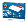 FRITZ!Box 6670 Cable Edition International belaidis maršrutizatorius 2.5 Gigabit Ethernet dviejų juostų (2,4 GHz / 5 GHz) Raudona, Balta