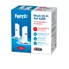 „Mesh“ rinkinys FRITZ 4200 2 vnt. tarptautinė versija, raudona/balta, dviejų juostų (2,4 GHz / 5 GHz), „Wi-Fi 6“ (802.11ax), 2×2/4×4