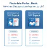 MESH rinkinys FRITZMESH SET 1600 2-PACK EDITION INTERNATIONAL, dviejų juostų (2,4 GHz / 5 GHz), Wi-Fi 6 (802.11ax), raudonas, baltas