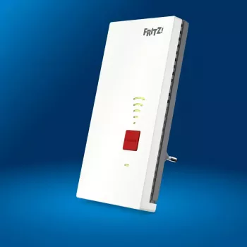 Wi-Fi stiprintuvas AVM FRITZ!Repeater 2700 (dviguba juosta, Wi‑Fi 7 802.11be, 6500 Mbit/s, 2,5 GbE, vidinės antenos)
