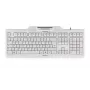 CHERRY KC 1000 SC klaviatūra su kortelių skaitytuvu, USB, AZERTY, balta