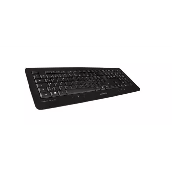 CHERRY DW 5100 belgiškas AZERTY belaidis klaviatūros ir pelės rinkinys, juodas