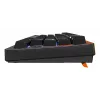 Mechaninė žaidimų klaviatūra Cherry K5 Pro TMR Compact — 65% išdėstymas, QWERTZ, RGB foninis apšvietimas, USB laidas, 2 m, juoda/oranžinė