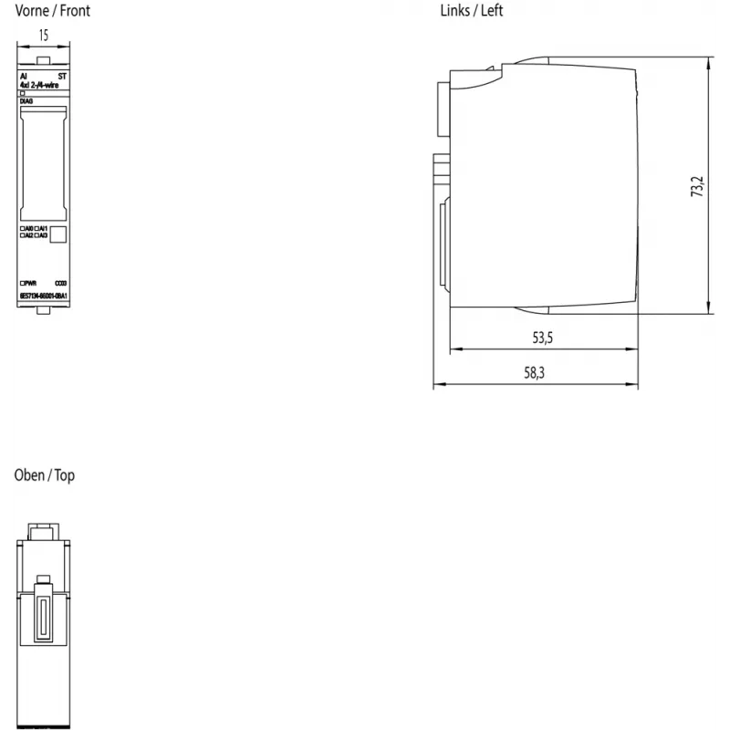 Siemens 6ES7134-6GD01-0BA1 analoginis modulis
