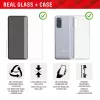 Displex apsauginis stiklas Google Pixel 8 Pro su dėklu, Eco montavimo rėmelis, atsparus įbrėžimams