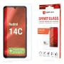 Displex Smart Glass (9H) apsauginis stiklas Xiaomi Redmi 14C, su montavimo lipduku, nedūžtantis