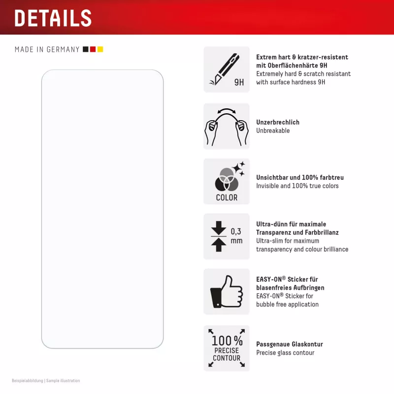 Displex Smart Glass (9H) apsauginis stiklas Xiaomi Redmi 14C, su montavimo lipduku, nedūžtantis
