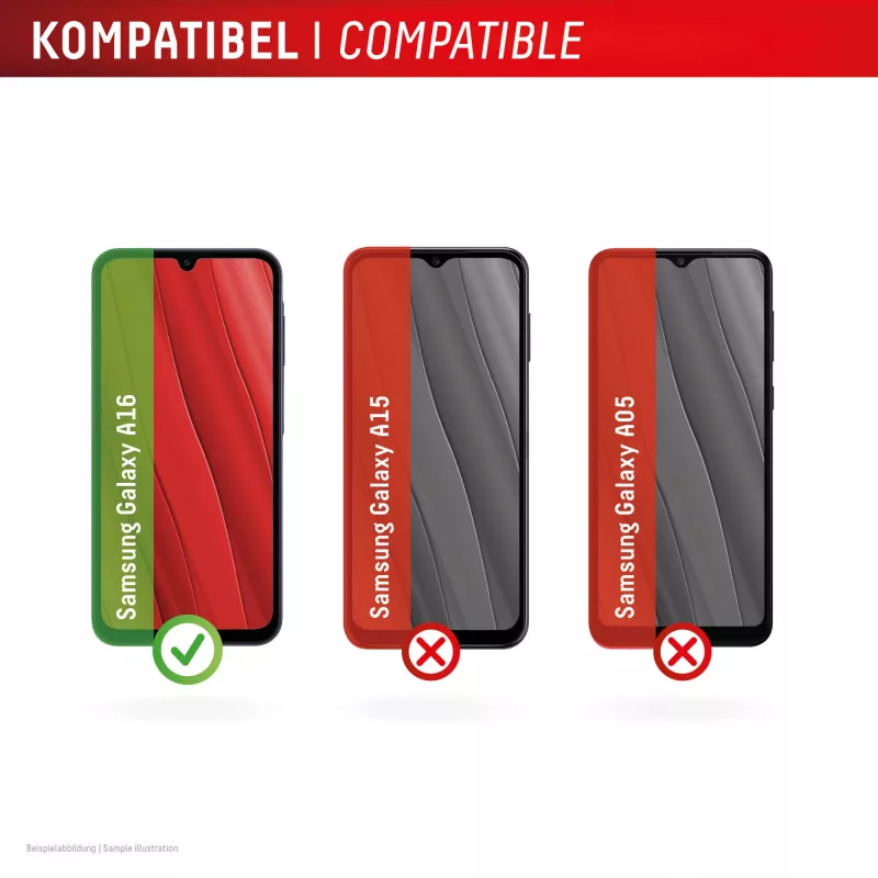 Displex apsauginis stiklas (10H) Samsung Galaxy A16, Eco montavimo rėmelis, atsparus įbrėžimams