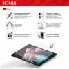 Displex Tablet Glass (9H) Samsung Galaxy Tab S10+ apsauginis stiklas su Eco montavimo rėmeliu, nedūžtantis