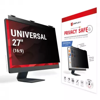Displex PRIVACY SAFE nuimamas 2 krypčių privatumo filtras, skirtas 27 colių (16:9) staliniam monitoriui