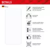Displex Smart Glass (9H) apsauginis stiklas, skirtas Xiaomi Redmi Note 14, su montavimo lipdukais, nedūžtantis