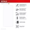 Grūdinto stiklo apsauga + dėklas Samsung Galaxy A36, e.v.i., Eco montavimo rėmelis, atspari įbrėžimams, permatoma