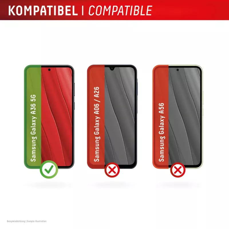 Grūdinto stiklo apsauga + dėklas Samsung Galaxy A36, e.v.i., Eco montavimo rėmelis, atspari įbrėžimams, permatoma