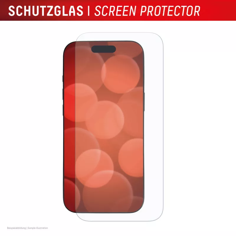 Displex Smart Glass (9H) apsauginis stiklas Apple iPhone Air, su montavimo lipdukais, nedūžtantis