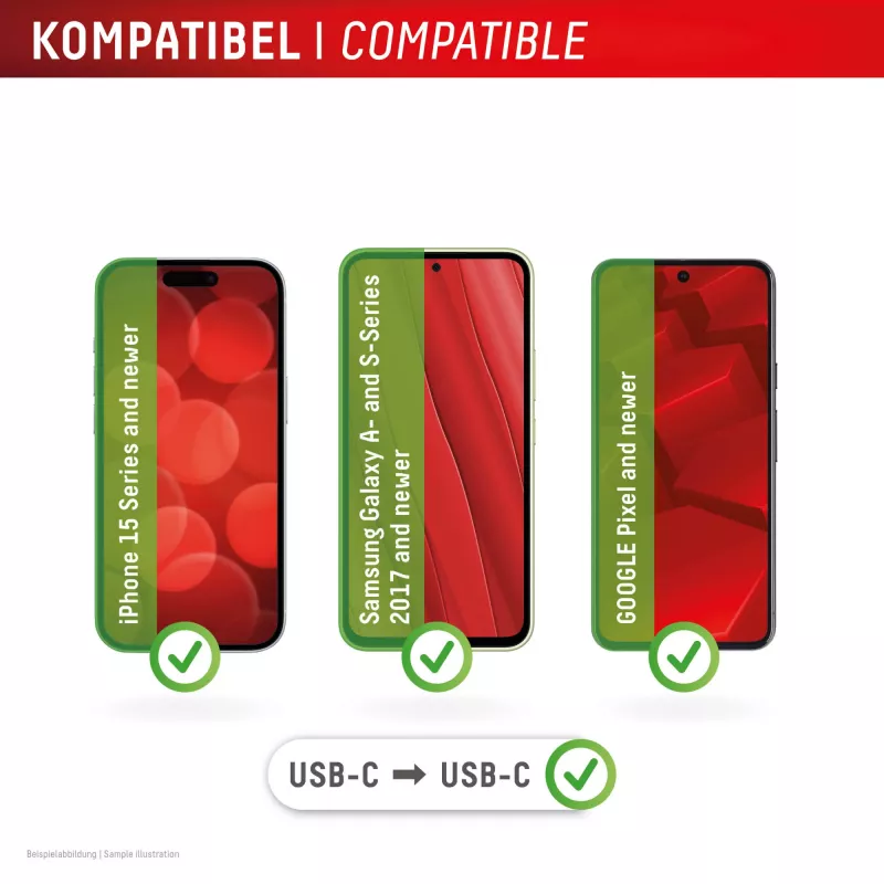 Displex avarinis telefonų įkroviklis, USB-C į USB-C, mini kištukas + lanksti laidinė, kompaktiškas 2 vnt. rinkinys