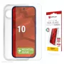 Grūdintas stiklas Google Pixel 10 su dėklu e.v.i. (DISPLEX Real Glass + Case)