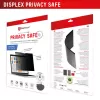 Privatumo filtras e.v.i. Displex PRIVACY SAFE magnetinis 2 krypčių 16 colių (16:10) nešiojamam kompiuteriui, berėmis, blizgus/matinis, 3H