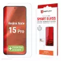 Apsauginis stiklas e.v.i. Smart Glass (9H) skirta Xiaomi Redmi Note 15 Pro, su montavimo lipduku, skaidrus, 1 vnt.