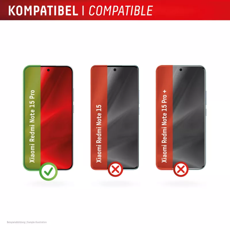 Apsauginis stiklas e.v.i. Smart Glass (9H) skirta Xiaomi Redmi Note 15 Pro, su montavimo lipduku, skaidrus, 1 vnt.