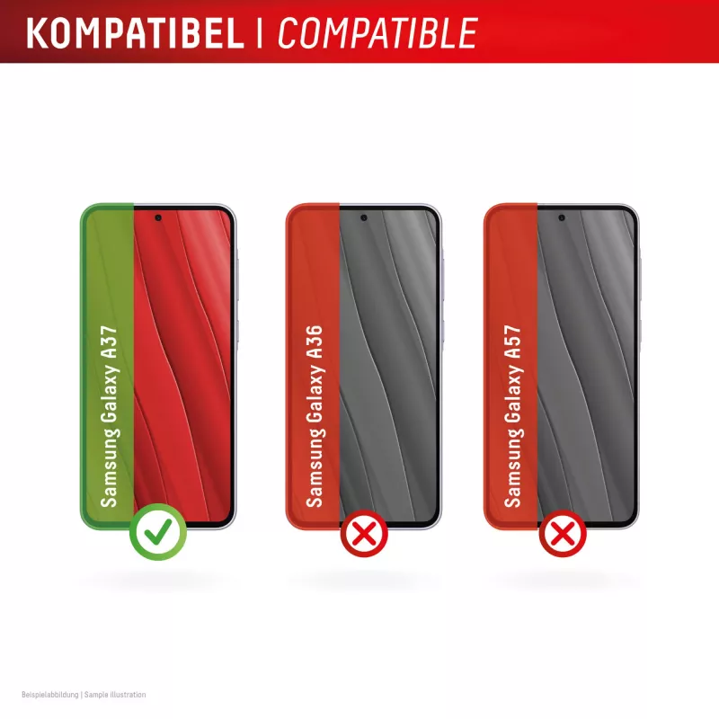 Displex Screen Protector + Dėklas Samsung A37, atsparus įbrėžimams