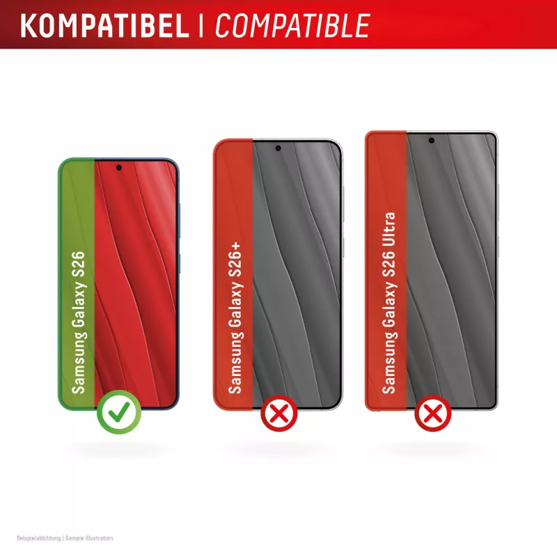 Displex Smart Glass (9H) apsauginis stiklas Samsung Galaxy S26, nedūžtantis, skaidrus
