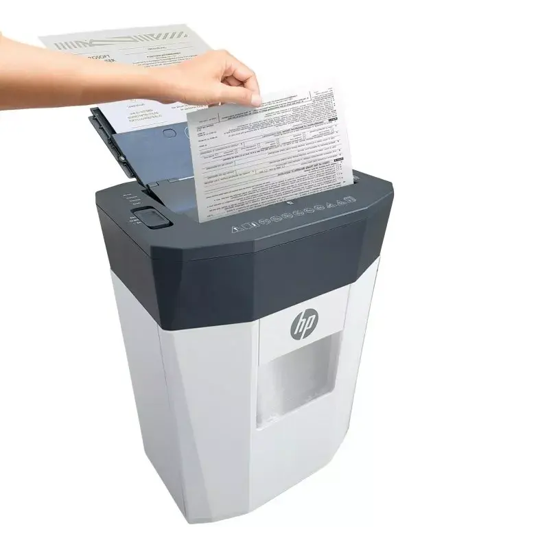 Popieriaus smulkintuvas HP OneShred Auto 80CC, kryžminis pjovimas, 68 dB, 22 cm, baltas