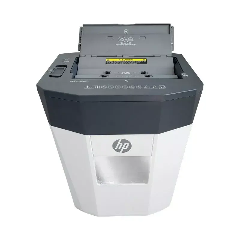 Popieriaus smulkintuvas HP OneShred Auto 80CC, kryžminis pjovimas, 68 dB, 22 cm, baltas