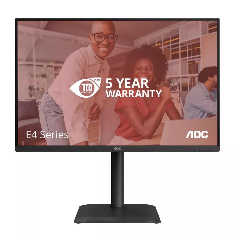 AOC E4 X24E4U monitorius 61 cm (24 col.) 1920 x 1200 pikselių Full HD LED juodas