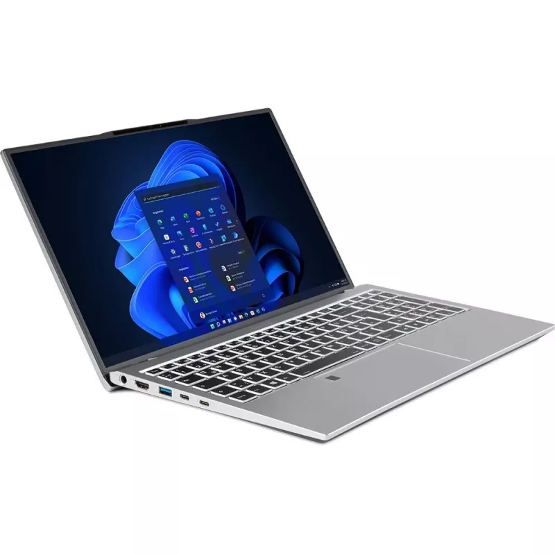 Nešiojamas kompiuteris TERRA MOBILE US1220800 Intel Core i7-1355U 15.6 colių Full HD 16 GB DDR5 512 GB SSD Wi-Fi 6 Windows 11 Pro sidabrinis