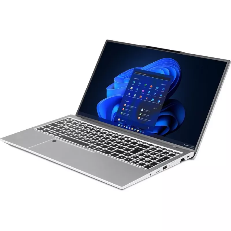 Nešiojamas kompiuteris TERRA MOBILE US1220800 Intel Core i7-1355U 15.6 colių Full HD 16 GB DDR5 512 GB SSD Wi-Fi 6 Windows 11 Pro sidabrinis