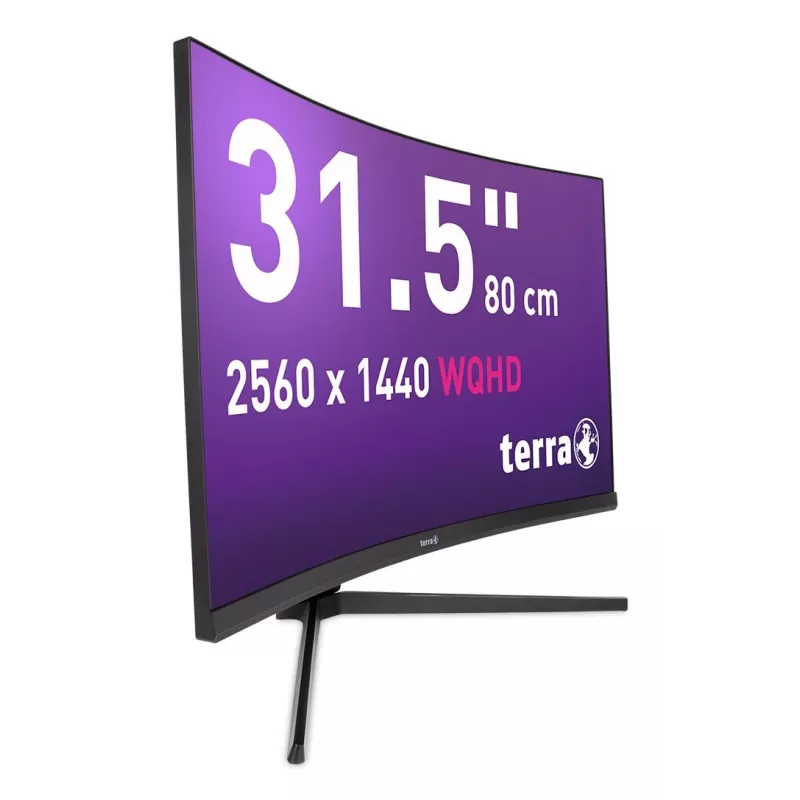 Monitorius TERRA 3285W 80 cm (31,5 colio) 2560 x 1440 pikselių Wide Quad HD LCD juodas