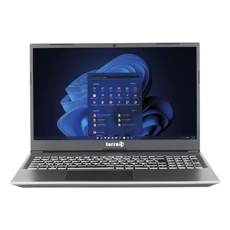 Nešiojamas kompiuteris TERRA 1517R Intel® Core™ i3-1315U 15.6 colio Full HD 8 GB RAM 500 GB SSD Wi-Fi 6 Windows 11 Home Pilka