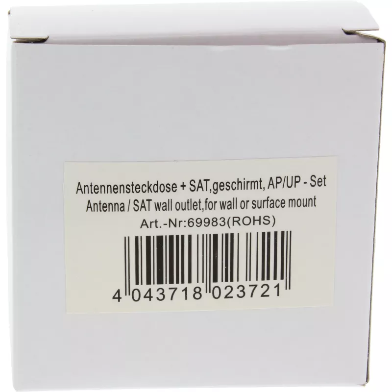InLine ekranuota anteninė rozetė AP/UP komplektas 69983