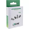 Varžtai ventiliatoriams InLine 5,0×10,0 mm nikeliuoti, 4 vnt. pakuotė