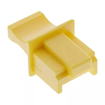 InLine dulkių dangtelis RJ45 lizdui, geltonas, 10 vnt.
